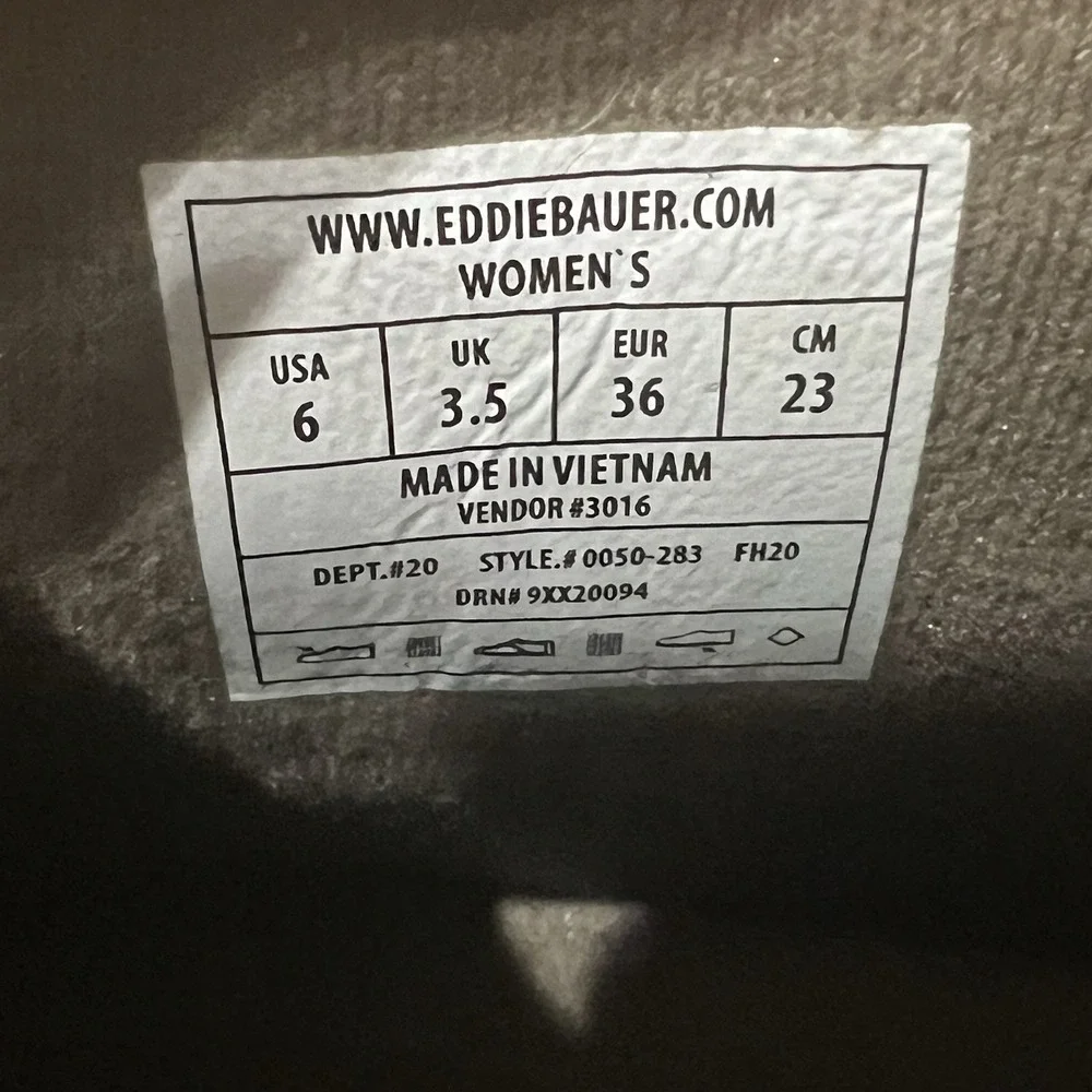 Eddie Bauer Hunt Pack Mid Duck Rain Boots Rubber Weatheredge Womens Size 6